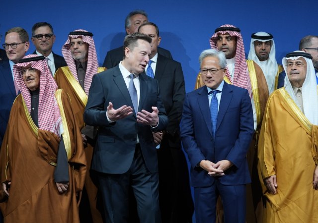 Jensen Huang a Elon Musk