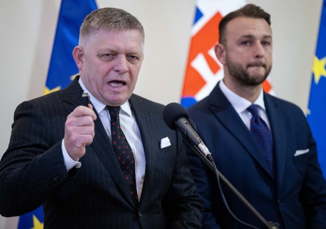 Robert Fico a Matúš Šutaj Eštok