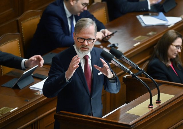 Premiér v demisi Petr Fiala (ODS)