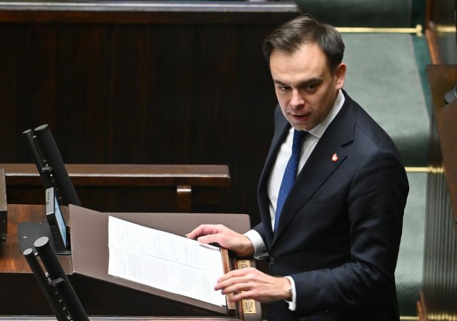 polský ministr financí Andrzej Domański