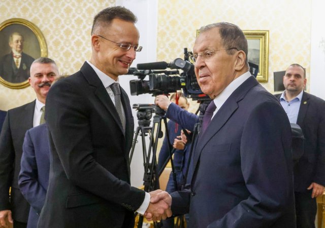 Péter Szijjártó a Sergej Lavrov