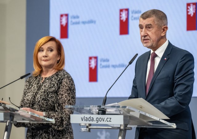 Alena Schillerová a Andrej Babiš