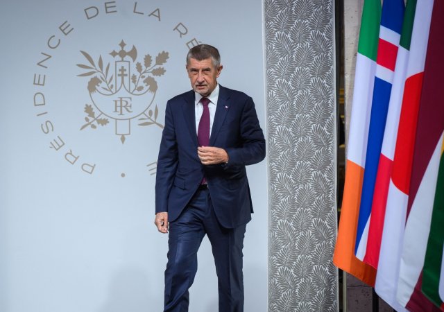 Český premiér Andrej Babiš
