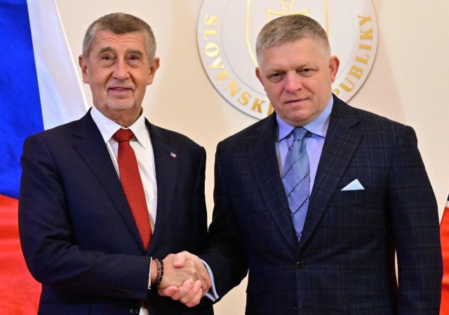 Andrej Babiš a Robert Fico