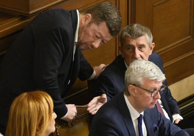 Tomio Okamura a Andrej Babiš