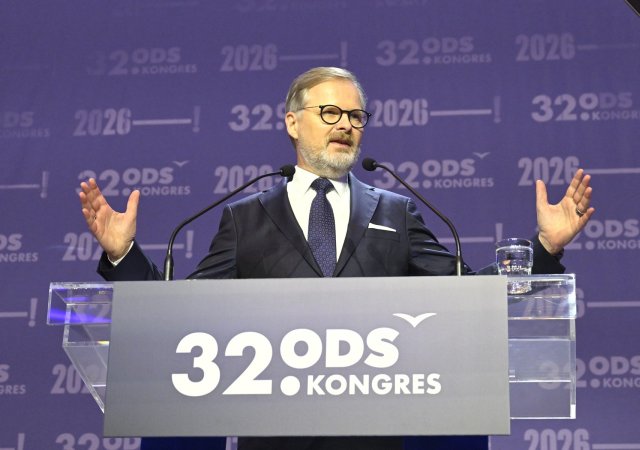 Petr Fiala na kongresu ODS