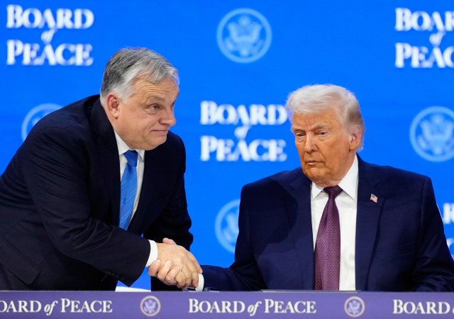 Viktor Orbán a Donald Trump