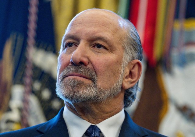 Americký ministr obchodu Howard Lutnick