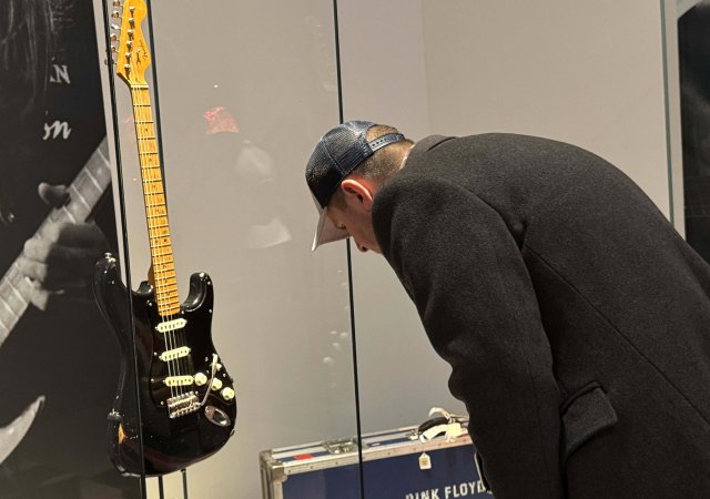 Kytara Davida Gilmoura