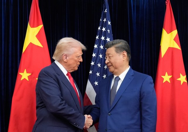 Donald Trump a Si Ťin-pching