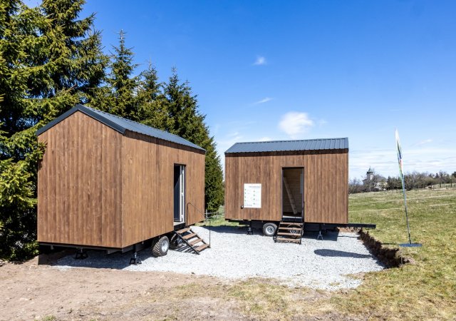 V Krušných horách se otevřely nové útulny, prochází kolem nich Stezka Českem