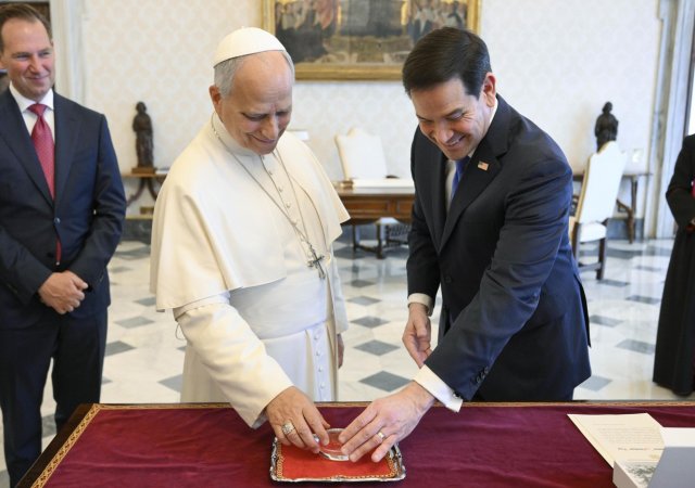 Marco Rubio jednal ve Vatikánu s papežem Lvem XIV.