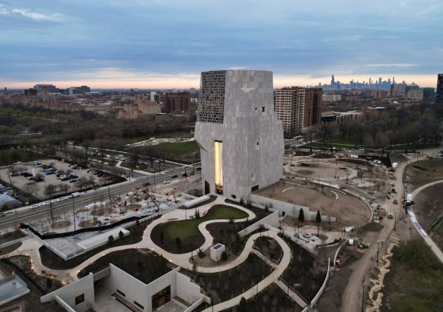 Centrum bývalého amerického prezidenta Baracka Obamy v Chicagu