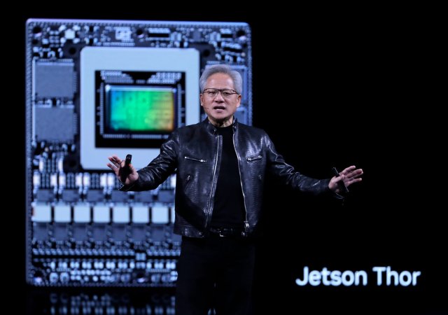 Jensen Huang na veletrhu Computex 2026