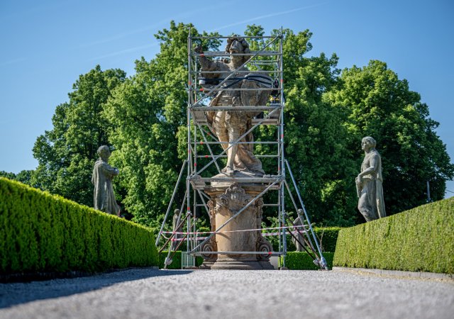 Barokní socha křesťanského bojovníka na Kuksu odhalila skryté tajemství