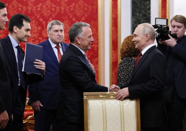 Witkoff a Putin v Moskvě