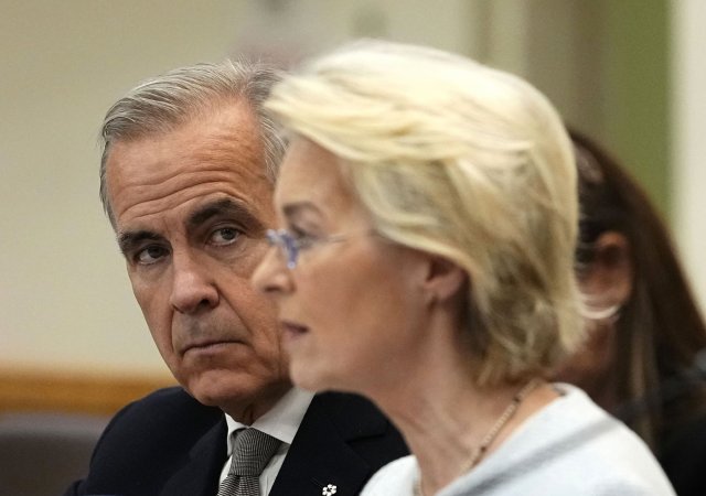 Mark Carney a Ursula von der Leyenová