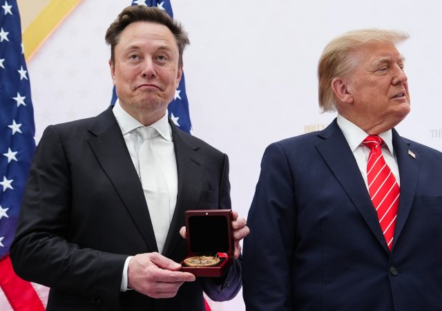 Elon Musk a Donald Trump
