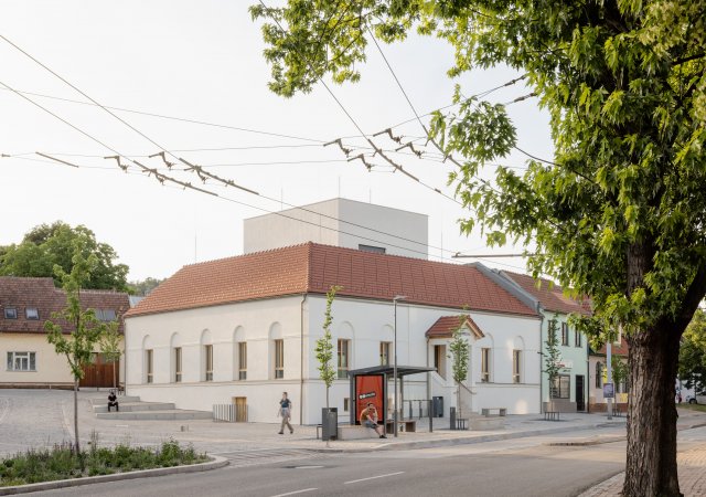 Hasičská zbrojnice po rekonstrukci v Brně