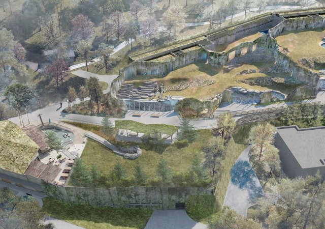 Nový pavilon pro lední medvědy v pražské zoo vyjde na 1,2 miliardy korun