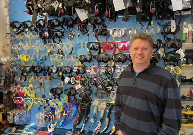 Filip Kabyl, majitel školy pro potápěče Happy Divers a e-shopu ScubaShop.cz