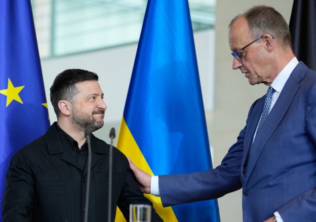 Volodymyr Zelenskyj a Friedrich Merz