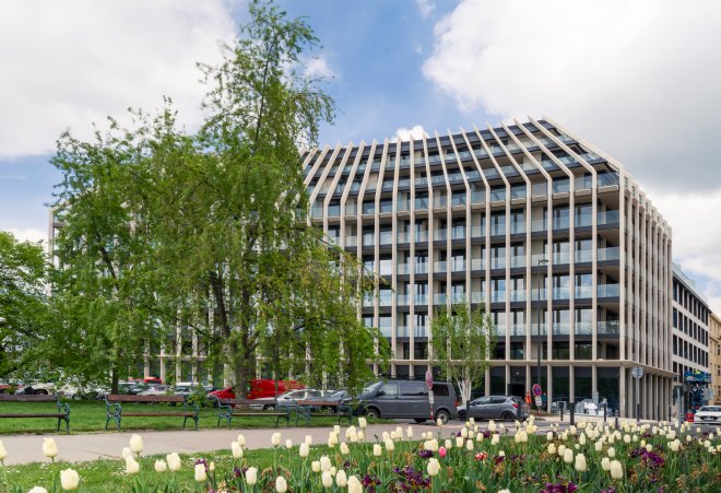 Budova Victoria Palace na Vítězném náměstí v Praze je zkolaudovaná.