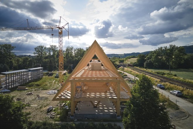 Sídlo společnosti Kloboucká lesní navrhli architekti ze studia Mjölk.