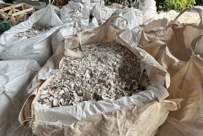 Recyklovaný stavební materiál pro další využití