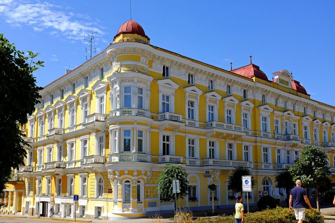 lázeňský hotel Savoy ve Františkových lázních