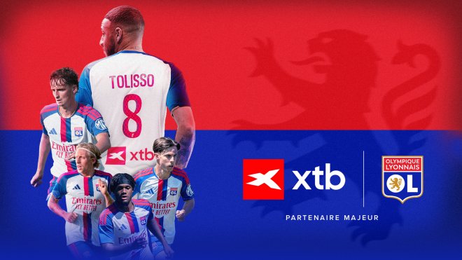 XTB se stává sponzorem fotbalistů z Lyonu