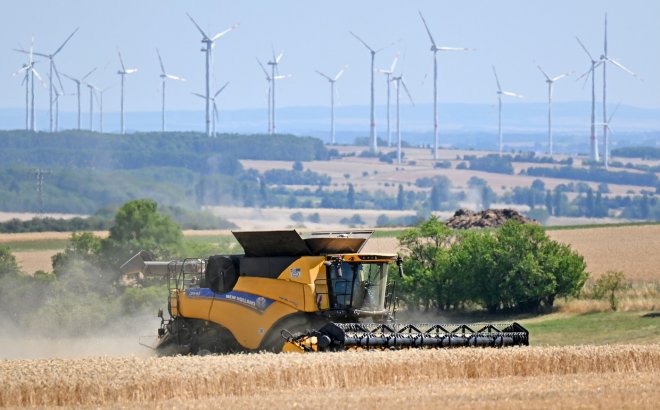 Větrný park v Německu