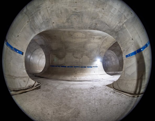 První kompletně vyraženou stanicí pražského metra D je Olbrachtova