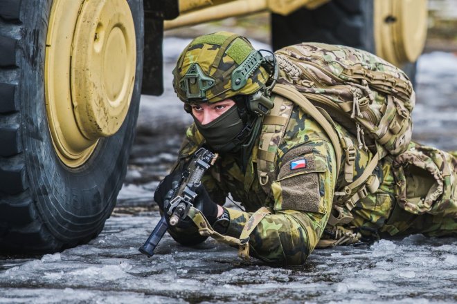 Výcvik vojáků české armády