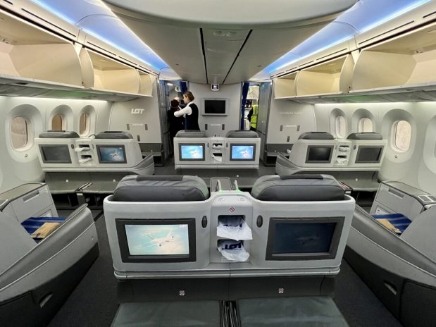 Business class v Boeingu 787 Dreamliner