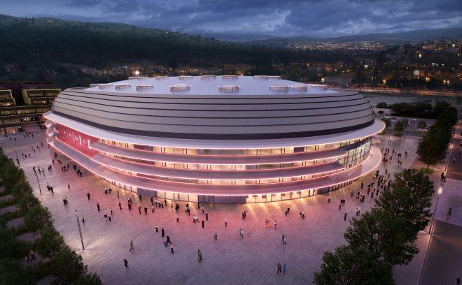 Na brněnském výstavišti začala výstavba multifunkční haly Arena Brno téměř za šest miliard