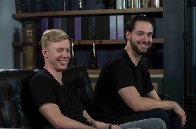 Alexis Ohanian (vlevo) a Steve Huffman z Redditu