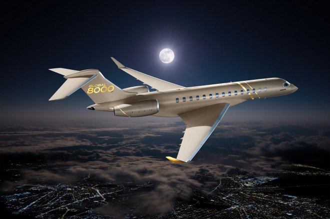 Bombardier Global 8000 je nejrychlejším business jetem na světě, představen byl v květnu 2022.