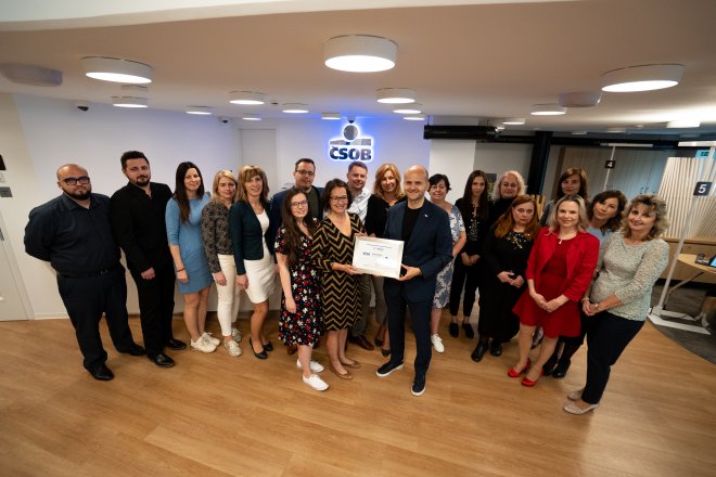 ČSOB získala druhé místo v soutěži Visa Bank Branch of the Year za 1. čtvrtletí 2025