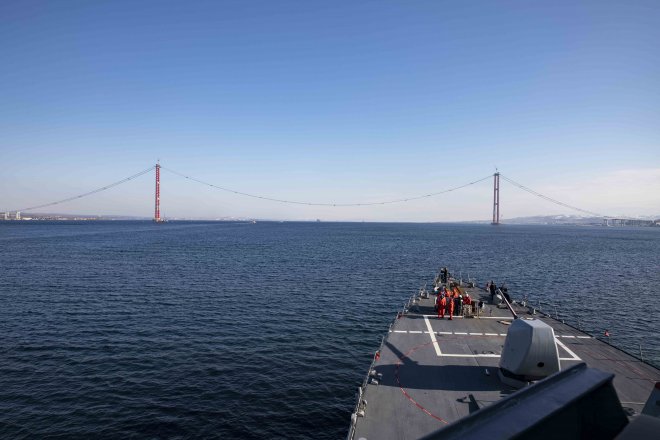 Průliv Dardanely překlenul nejdelší visutý most na světě. Podívejte se