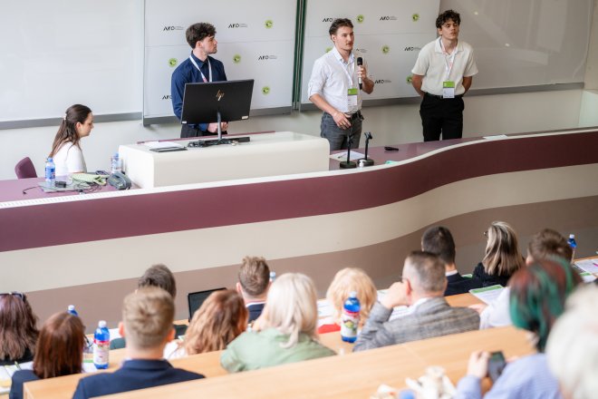 Studenti v rámci letošního 3. ročníku Company Culture Competition soutěžili o nejlepší nápad dle zadání firem