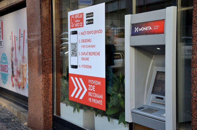 bankomat Monety v Praze
