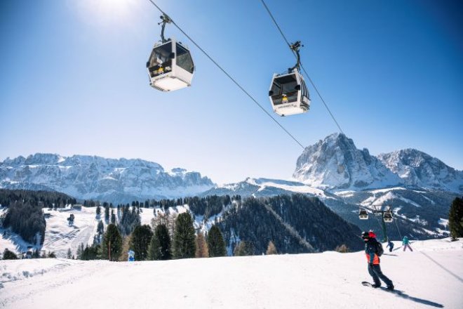 Lyžování ve Val Gardeně