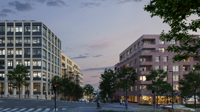 Developerská společnost Corwin zahájila první etapu projektu Dvory Vysočany v Praze.