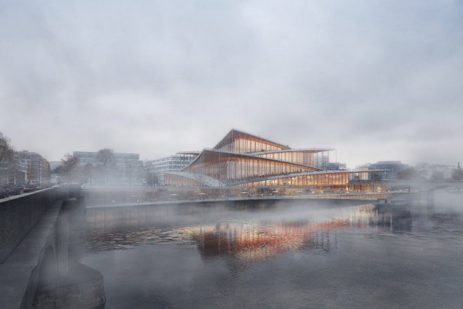 Vítězem mezinárodní architektonické soutěže na podobu nové budovy filharmonie v Praze se stalo dánské studio Bjarke Ingels Group.
