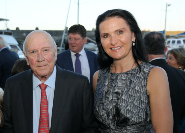 FW de Klerk a Michaela Bakala