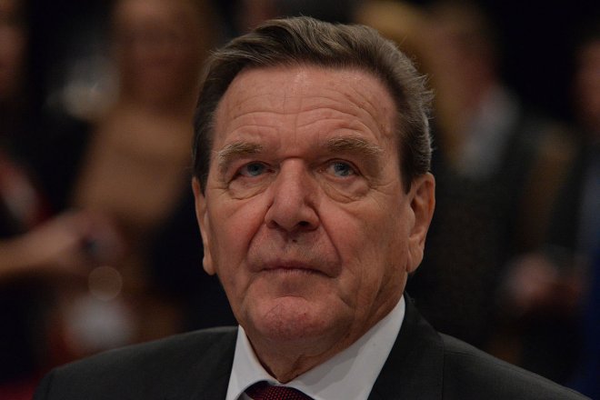 Bývalý německý kancléř Gerhard Schröder.