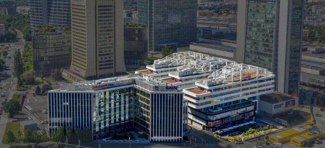 Administrativní budovy Trimaran a City Element v Praze na Pankráci