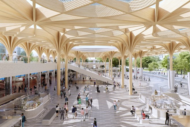 Takto by mělo v budoucnu vypadat pražské hlavní nádraží