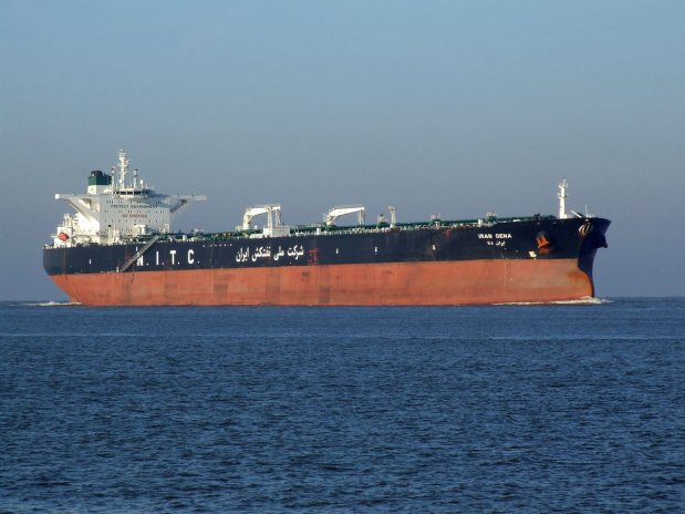 Íránský ropný tanker typu aframax
